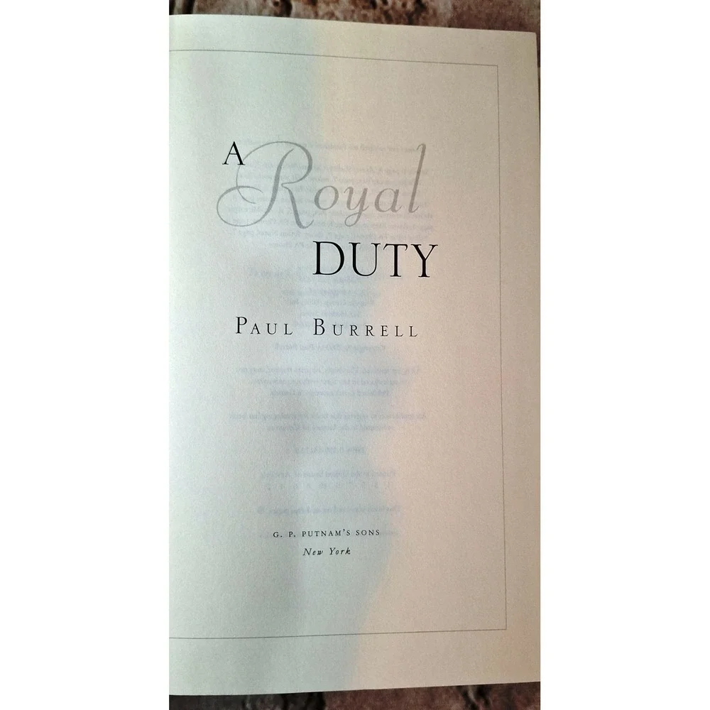 A Royal Duty by Paul Burrell An insider look at one‎ very close Princess Diana